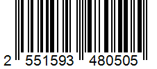 Barcode 2551593480505