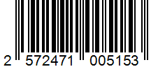 Barcode 2572471005153