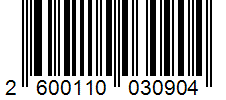Barcode 2600110030904
