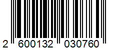 Barcode 2600132030760
