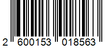 Barcode 2600153018563