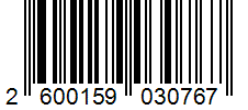 Barcode 2600159030767