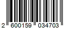 Barcode 2600159034703
