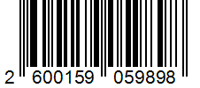 Barcode 2600159059898