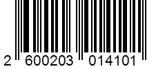 Barcode 2600203014101