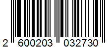 Barcode 2600203032730