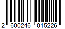 Barcode 2600246015226