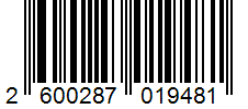 Barcode 2600287019481