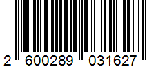 Barcode 2600289031627
