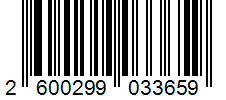 Barcode 2600299033659