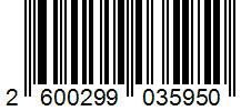 Barcode 2600299035950