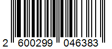 Barcode 2600299046383
