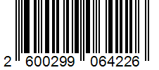 Barcode 2600299064226