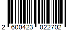 Barcode 2600423022702