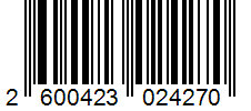Barcode 2600423024270