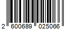 Barcode 2600689025066