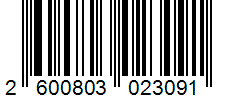 Barcode 2600803023091