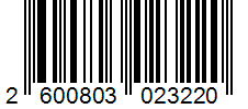 Barcode 2600803023220