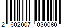 Barcode 2602607036086