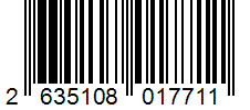Barcode 2635108017711
