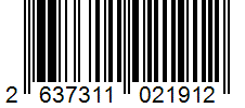 Barcode 2637311021912