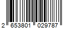 Barcode 2653801029787