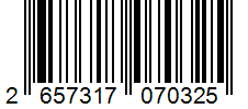 Barcode 2657317070325