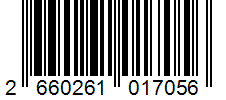 Barcode 2660261017056