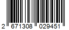 Barcode 2671308029451