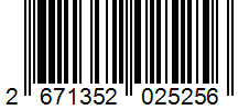 Barcode 2671352025256