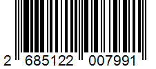 Barcode 2685122007991