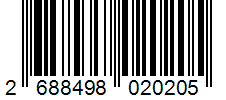 Barcode 2688498020205
