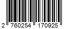 Barcode 2760254170925