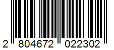 Barcode 2804672022302