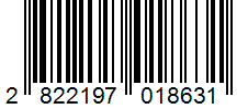 Barcode 2822197018631