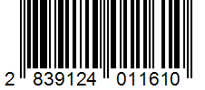 Barcode 2839124011610