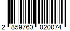 Barcode 2859760020074