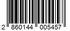 Barcode 2860144005457