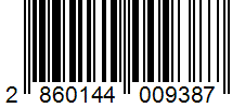 Barcode 2860144009387