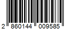 Barcode 2860144009585