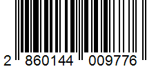 Barcode 2860144009776