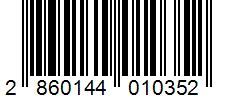 Barcode 2860144010352
