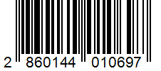 Barcode 2860144010697