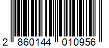 Barcode 2860144010956