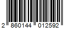 Barcode 2860144012592