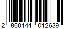 Barcode 2860144012639