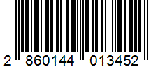 Barcode 2860144013452
