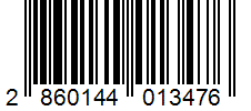 Barcode 2860144013476