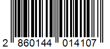 Barcode 2860144014107
