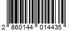 Barcode 2860144014435